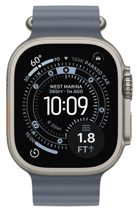 Ремешок Apple для Apple Watch 49mm Ocean Band MGCC4ZM/A Anchor Blue
