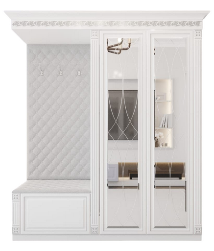 Шкаф-прихожая Grand Miks Sorento 180x210см белый