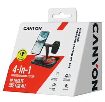 Зарядное устройство Canyon CNS-WCS404 Black купить,NaN