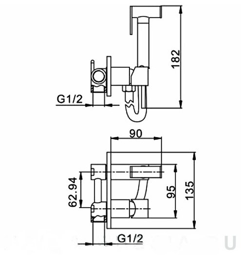 Haiba гигиенический душ HB5515 купить,30635