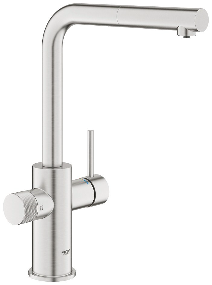 Смеситель для раковины (умывальника) Grohe 30590DC0 Blue Pure Minta, однозахватный купить,NaN