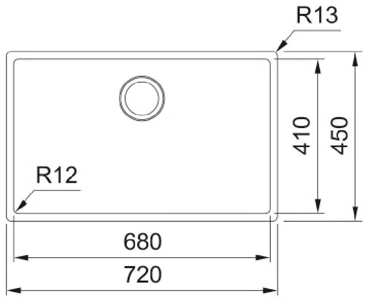 Кухонная мойка Franke Box BXX 210-68 72х45х20 см, нержавеющая сталь, тон серебристый купить,NaN