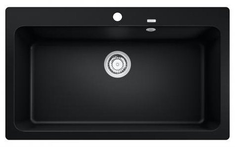 Кухонная мойка Blanco Naya XL 9 86х50х22 см, гранит, тон черный купить,223146