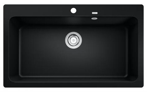 Кухонная мойка Blanco Naya XL 9 86х50х22 см, гранит, тон черный купить,223146