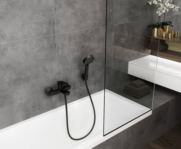 Смеситель для ванны HansGrohe Vernis Blend 71440670, однозахватный - ForteMarket Смеситель для ванны HansGrohe Vernis Blend 71440670, однозахватный купить,139222