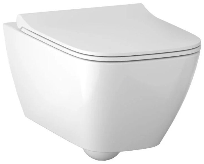GEBERIT унитаз Унитаз подвесной с сиденьем Geberit Smyle 500.685.01.1, санфарфор купить,344100