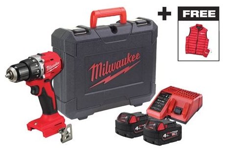 Milwaukee дрель-шуруповерт M 18 BLPD 4933499458 купить,NaN