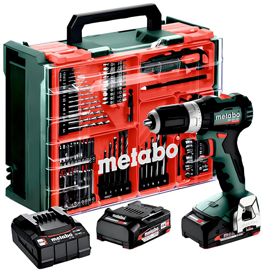 Metabo дрель-шуруповерт SB 18 Set Mobile Workshop (602245710) 18 В купить,NaN