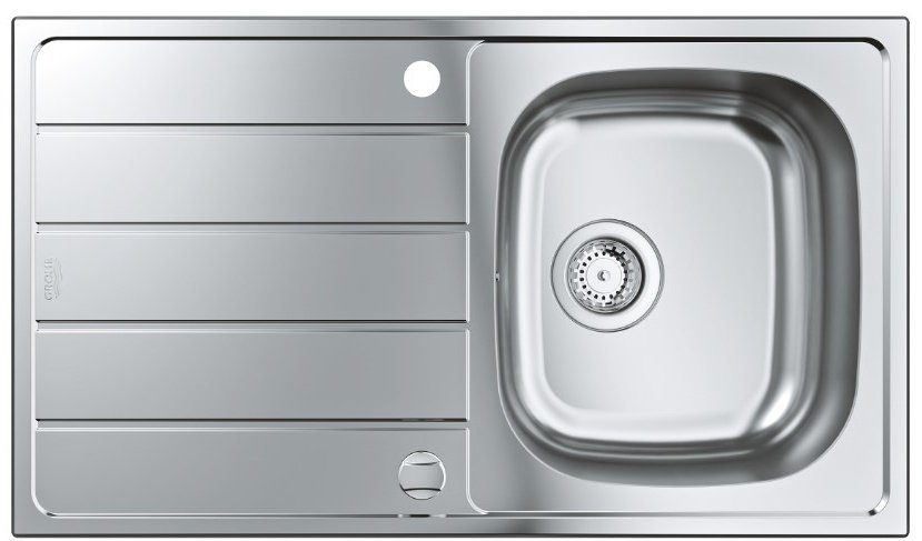 Кухонная мойка Grohe K200 31552SD1 86х50х17.5 см, сталь, тон серебристый купить,NaN