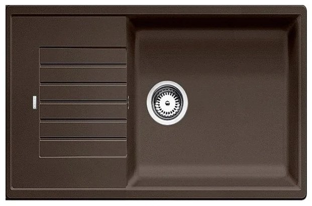 Кухонная мойка Blanco Zia XL 6S Compact 78х50х20 см, искусственный гранит, тон кофе купить,219226