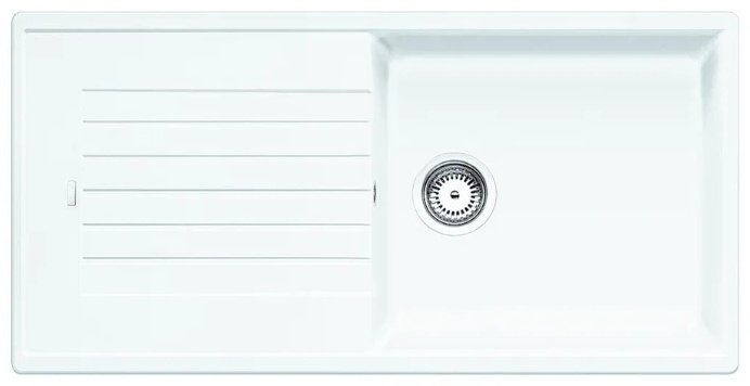 Кухонная мойка Blanco Zia XL 6S 100х50х19 см, искусственный гранит, тон белый купить,268849