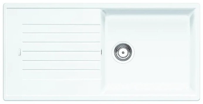 Кухонная мойка Blanco Zia XL 6S 100х50х19 см, искусственный гранит, тон белый купить,268849