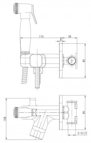 Lemark гигиенический душ LM7165G купить,55440