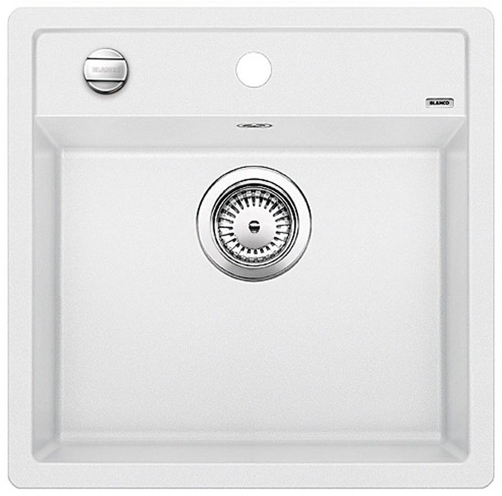 Кухонная мойка Blanco Dalago 5 51.5х51х19 см, искусственный гранит, тон белый - ForteMarket Кухонная мойка Blanco Dalago 5 51.5х51х19 см, искусственный гранит, тон белый купить,199479