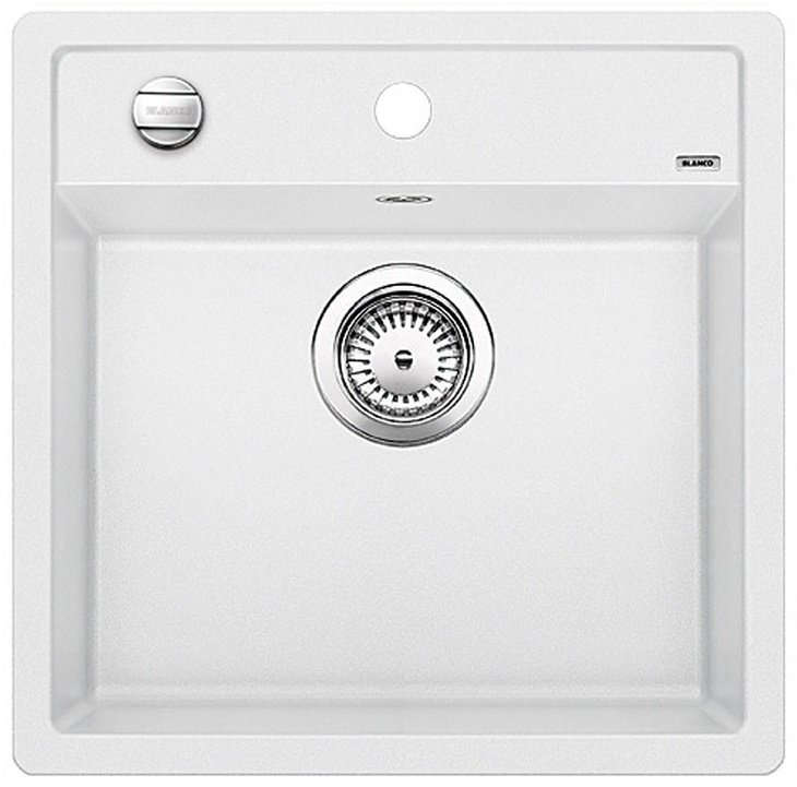 Кухонная мойка Blanco Dalago 5 51.5х51х19 см, искусственный гранит, тон белый - ForteMarket Кухонная мойка Blanco Dalago 5 51.5х51х19 см, искусственный гранит, тон белый купить,199479