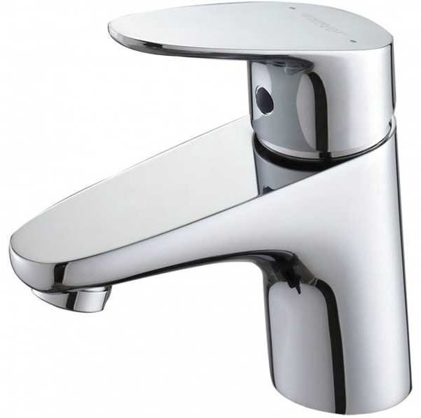 Смеситель для раковины (умывальника) BRAVAT Drop F14898C-1 Silver, однозахватный купить,42070