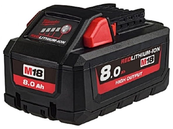 Аккумулятор Milwaukee Аккумулятор M18 HB8 Milwaukee Li-Ion 18 В 8 Ач 1 шт купить,NaN