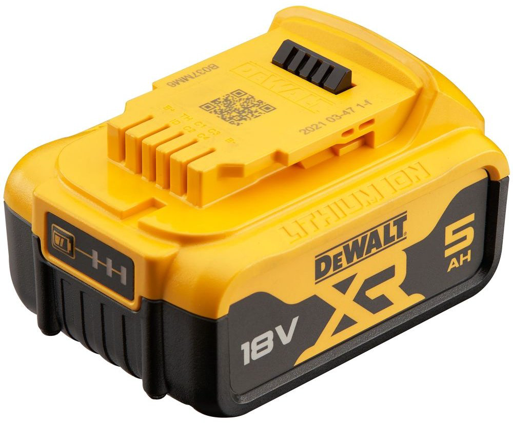 Комплект аккумуляторов DeWALT DCB1104P2-QW Li-Ion 18 В 5 Ач 2 шт купить,137770