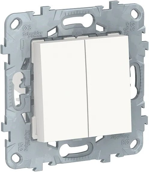 Выключатель клавишный Schneider Electric UNICA NEW NU521518, белый