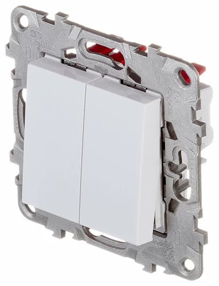 Выключатель клавишный Schneider Electric UNICA NEW NU521518, белый