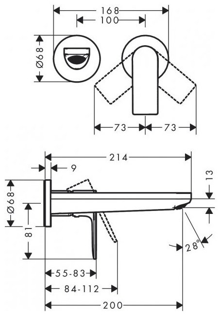 Смеситель для кухни Hansgrohe Rebris E 72568000 однозахватный купить,NaN