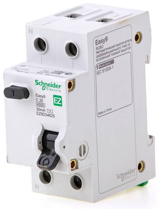 Дифференциальный автомат Schneider Electric C 25 30 мА класс AC купить,NaN