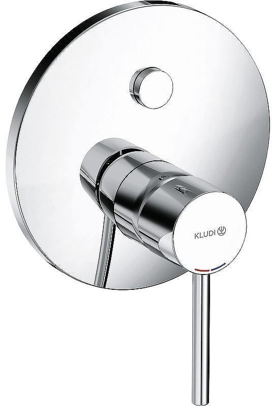 Смеситель для ванны KLUDI Bozz Push&amp;Switch 386590576, латунь, цвет хром