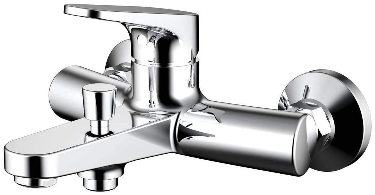 Смеситель для ванны BRAVAT Eler F6191238CP-01, латунь, цвет хром купить,NaN