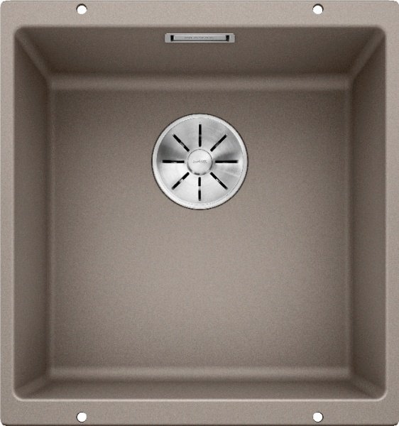 Кухонная мойка Blanco Subline 400-U 46х43х19 см, искусственный гранит, тон серый беж купить,NaN