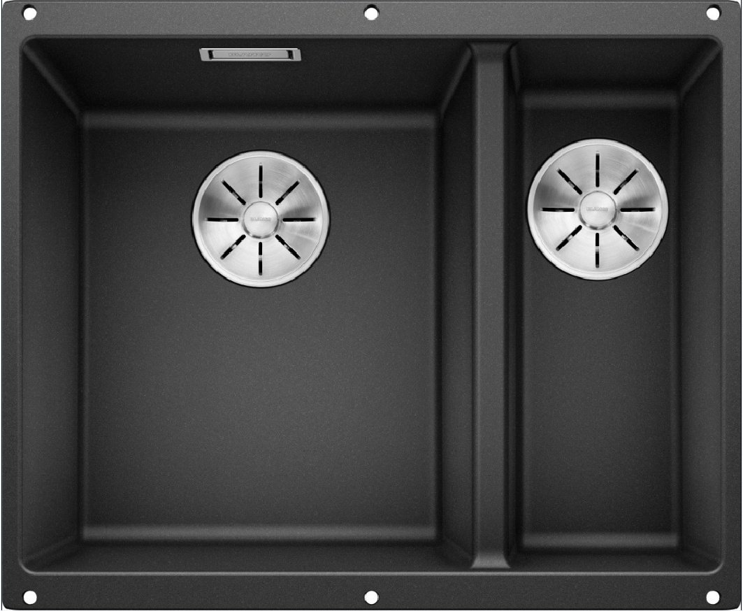 Кухонная мойка Blanco Subline 340-160-U 55.5х46х19 см, искусственный гранит, тон черный купить,NaN