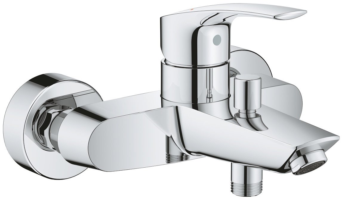 Смеситель для ванны Grohe Eurosmart 33300003, латунь, цвет хром - ForteMarket Смеситель для ванны Grohe Eurosmart 33300003, латунь, цвет хром купить,83400