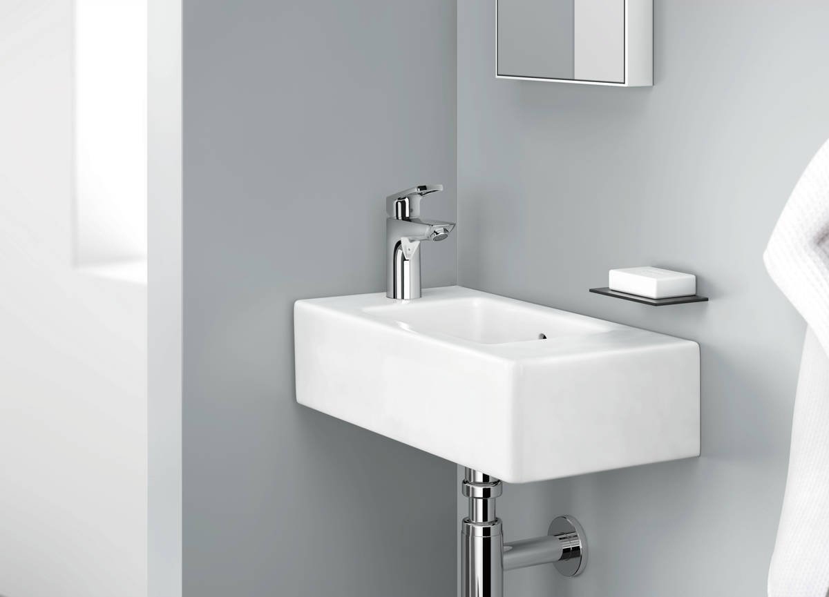 Смеситель для раковины (умывальника) HansGrohe Logis Loop HG71151000, однозахватный купить,NaN