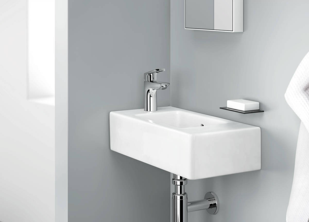 Смеситель для раковины (умывальника) HansGrohe Logis Loop HG71151000, однозахватный купить,NaN