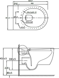 SSWW унитаз White House SSWW CT2076, санкерамика