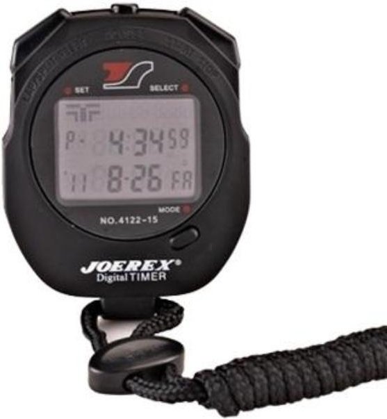 Секундомер Joerex 4122-15 черный купить,10520