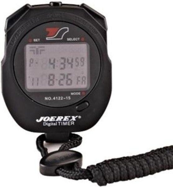 Секундомер Joerex 4122-15 черный купить,10520