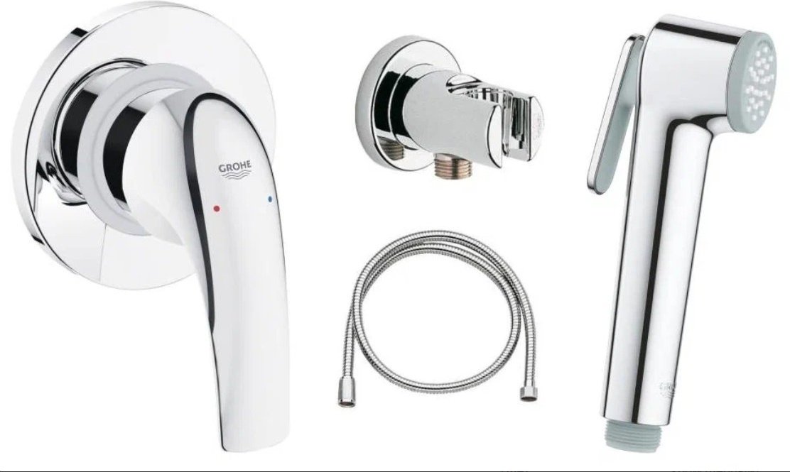 Grohe гигиенический душ BauCurve 123072 купить,NaN
