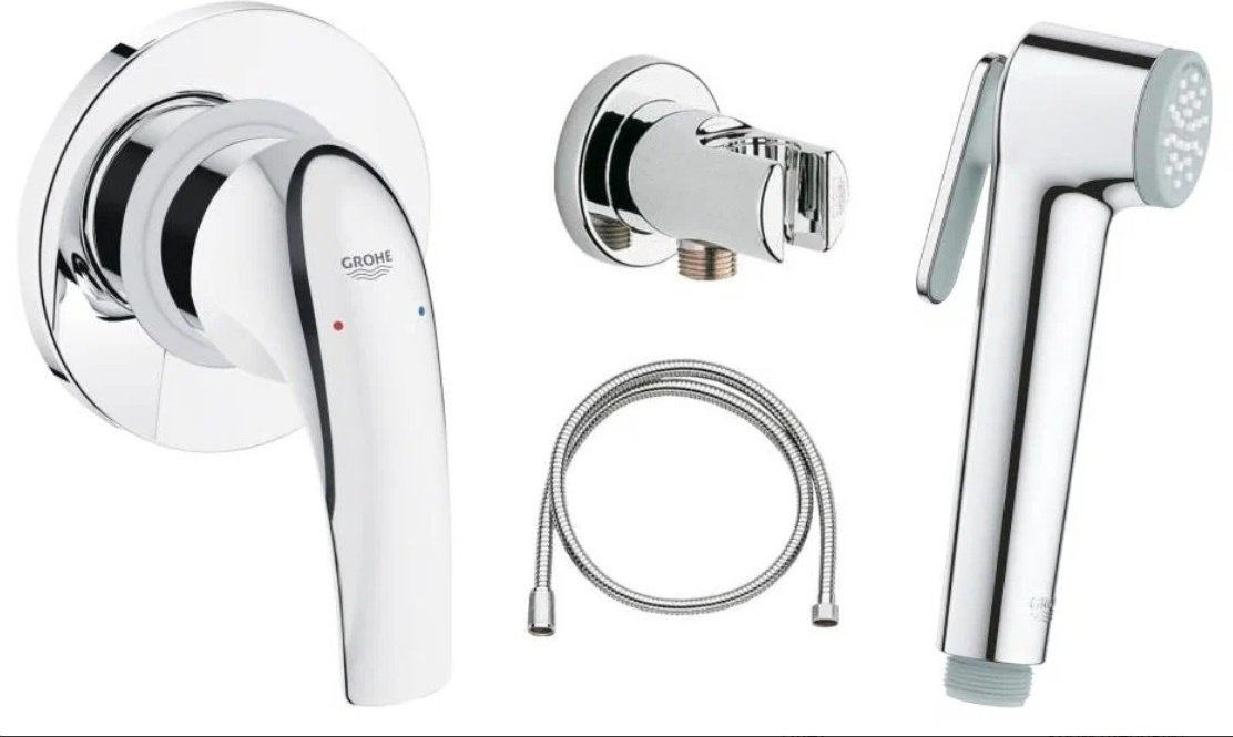 Grohe гигиенический душ BauCurve 123072 купить,NaN