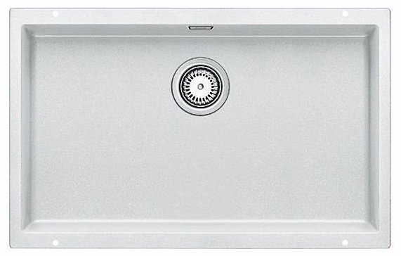 Кухонная мойка Blanco Subline 700-U 73х46х19 см, искусственный гранит, тон белый купить,301949