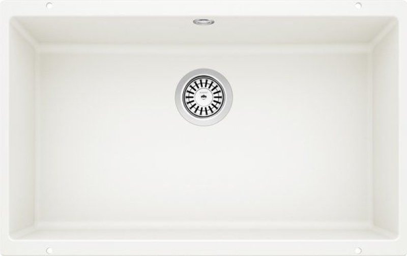 Кухонная мойка Blanco Rotan 700-U 73х46х19 см, искусственный гранит, тон белый купить,235763