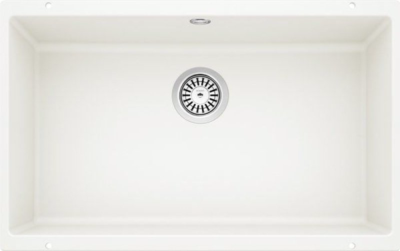 Кухонная мойка Blanco Rotan 700-U 73х46х19 см, искусственный гранит, тон белый купить,235763