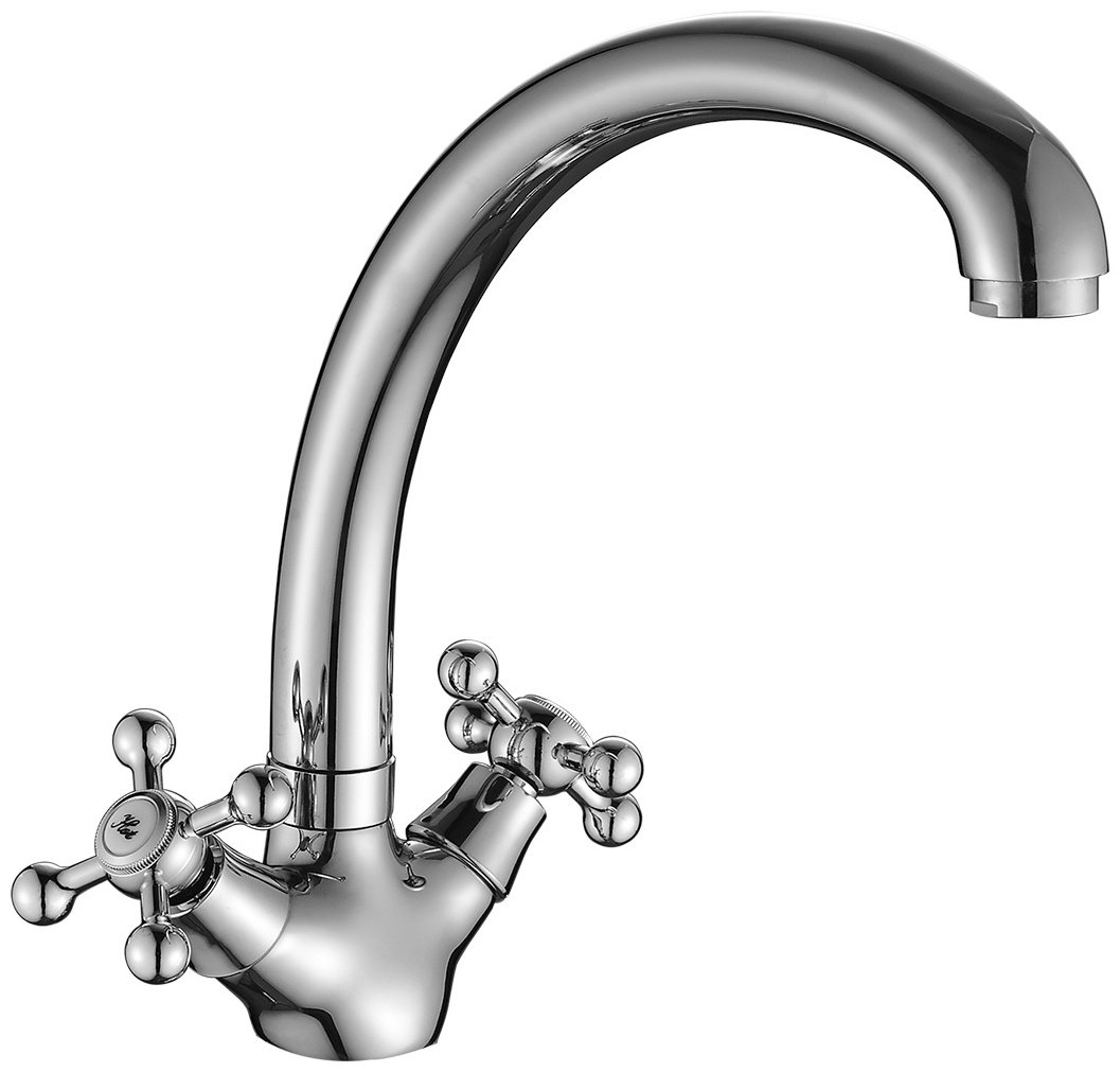 Смеситель для кухни (мойки) DecoRoom DR54029, двухзахватный купить,30770