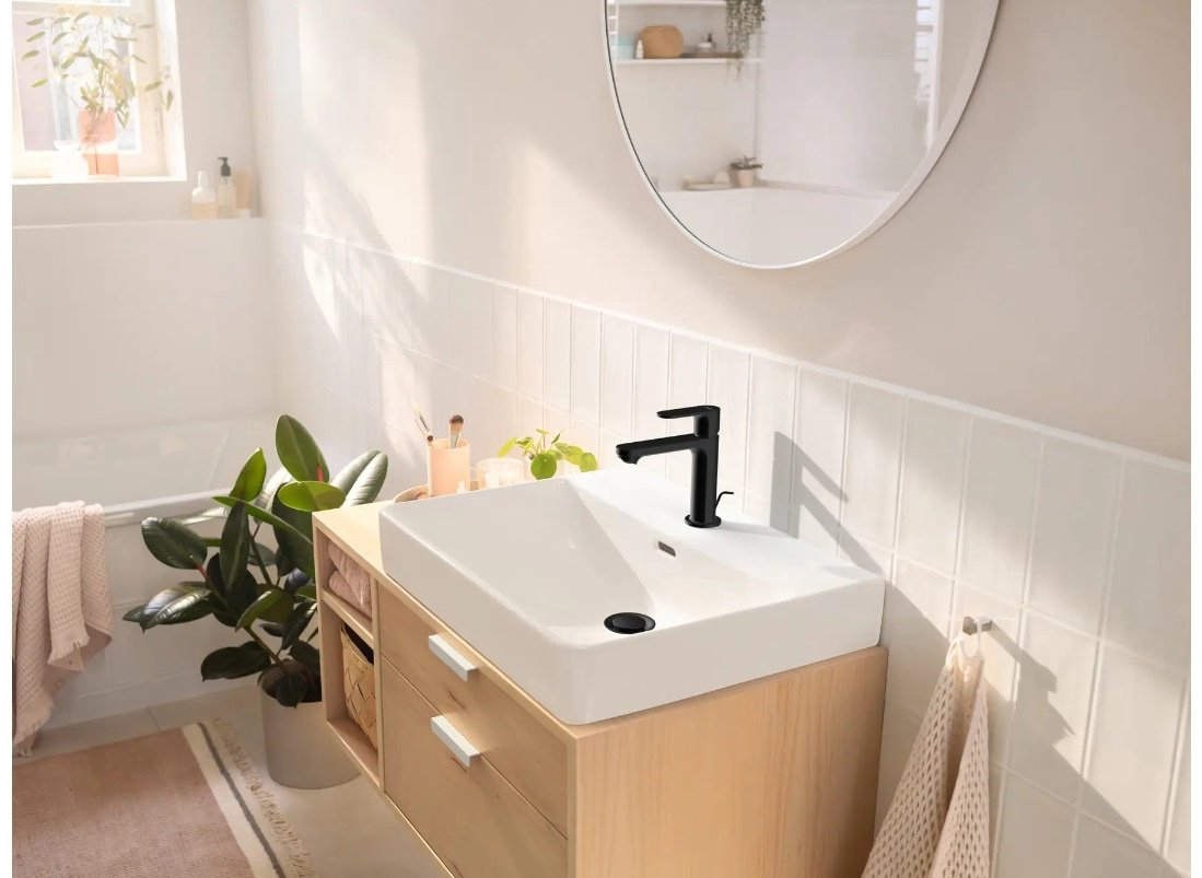 Смеситель для раковины (умывальника) Hansgrohe Rebris S 72517670, однозахватный купить,NaN