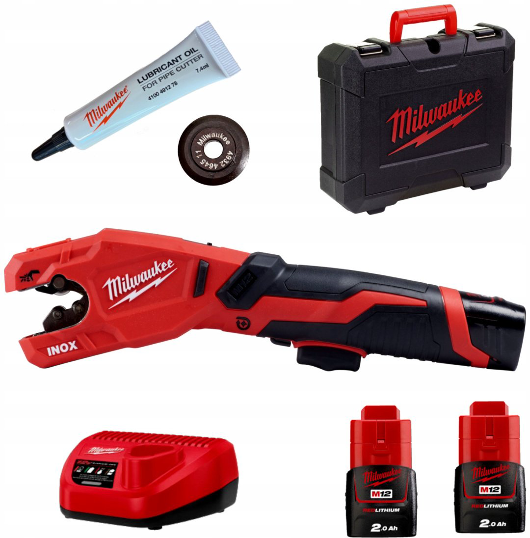 Milwaukee труборез роликовый M12 PCSS-202C 4933479242 аккумуляторный купить,NaN