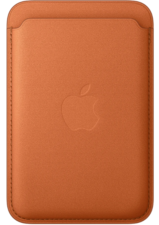 Чехол-бумажник Apple для iPhone FineWoven Wallet with MagSafe A3323 MGH64ZM/A Fox Orange