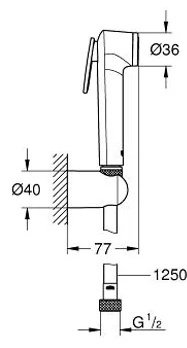 Grohe гигиенический душ Tempesta-F Trigger Spray 30 27513001
