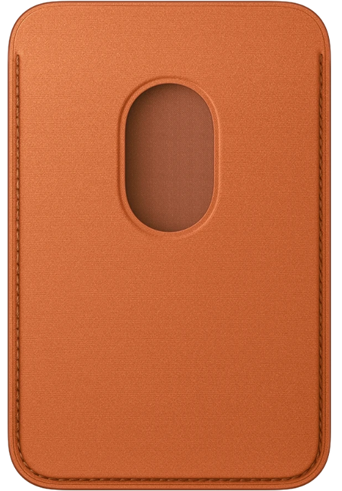 Чехол-бумажник Apple для iPhone FineWoven Wallet with MagSafe A3323 MGH64ZM/A Fox Orange