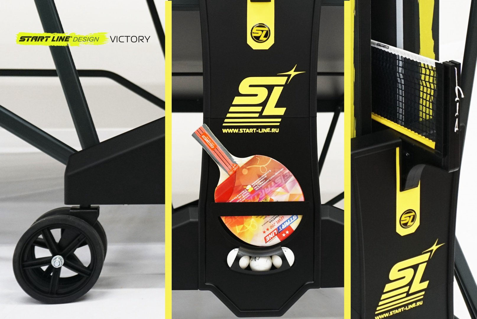 Теннисный стол Стол теннисный Start Line Victory Design GRAPHITE 60601 купить,473453