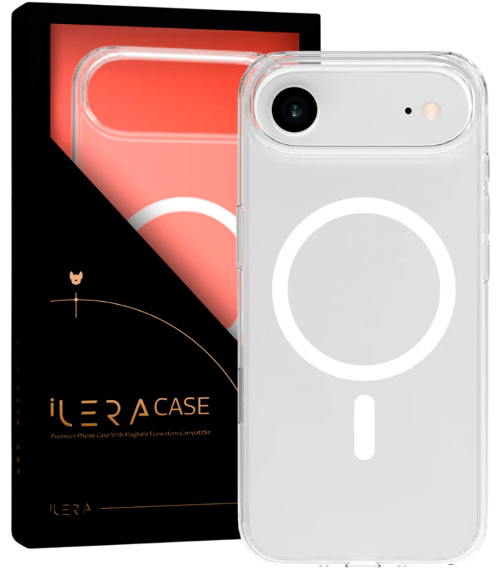 Чехол iLera для iPhone Air Ghost Case with MagSafe ILGCACLCABK17AIR Clear купить,NaN