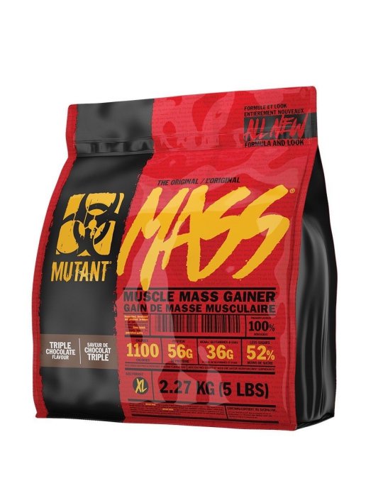 Гейнер Mutant Mass шоколад 5 lbs 2270гр